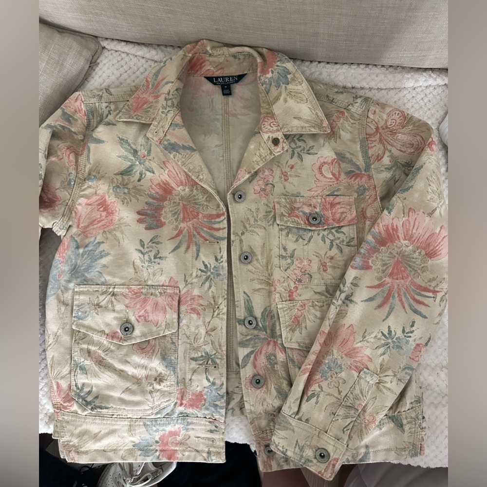 Floral Denim Jacket